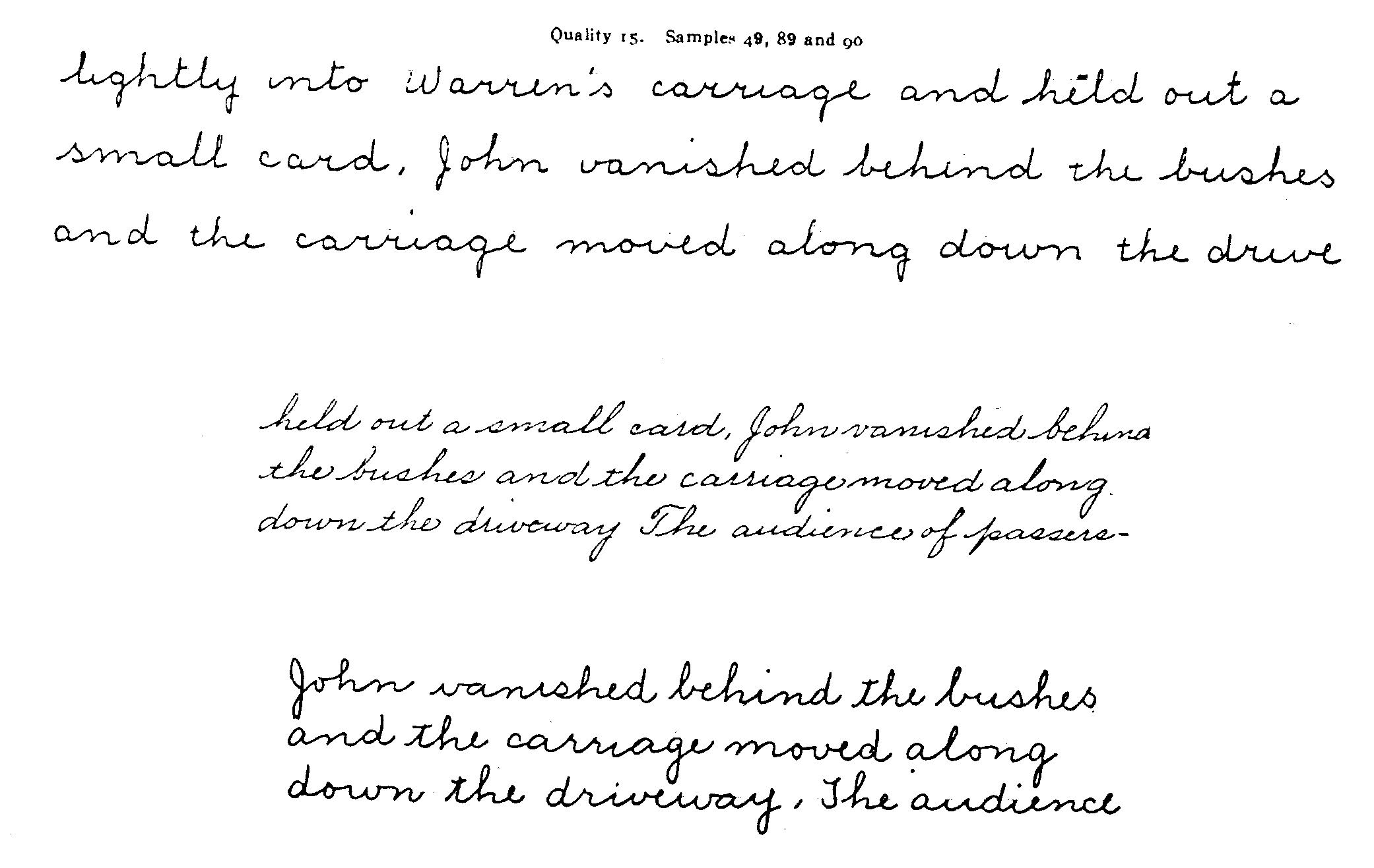 Scale A, A Scale for Handwriting of Children in Grades 5-8