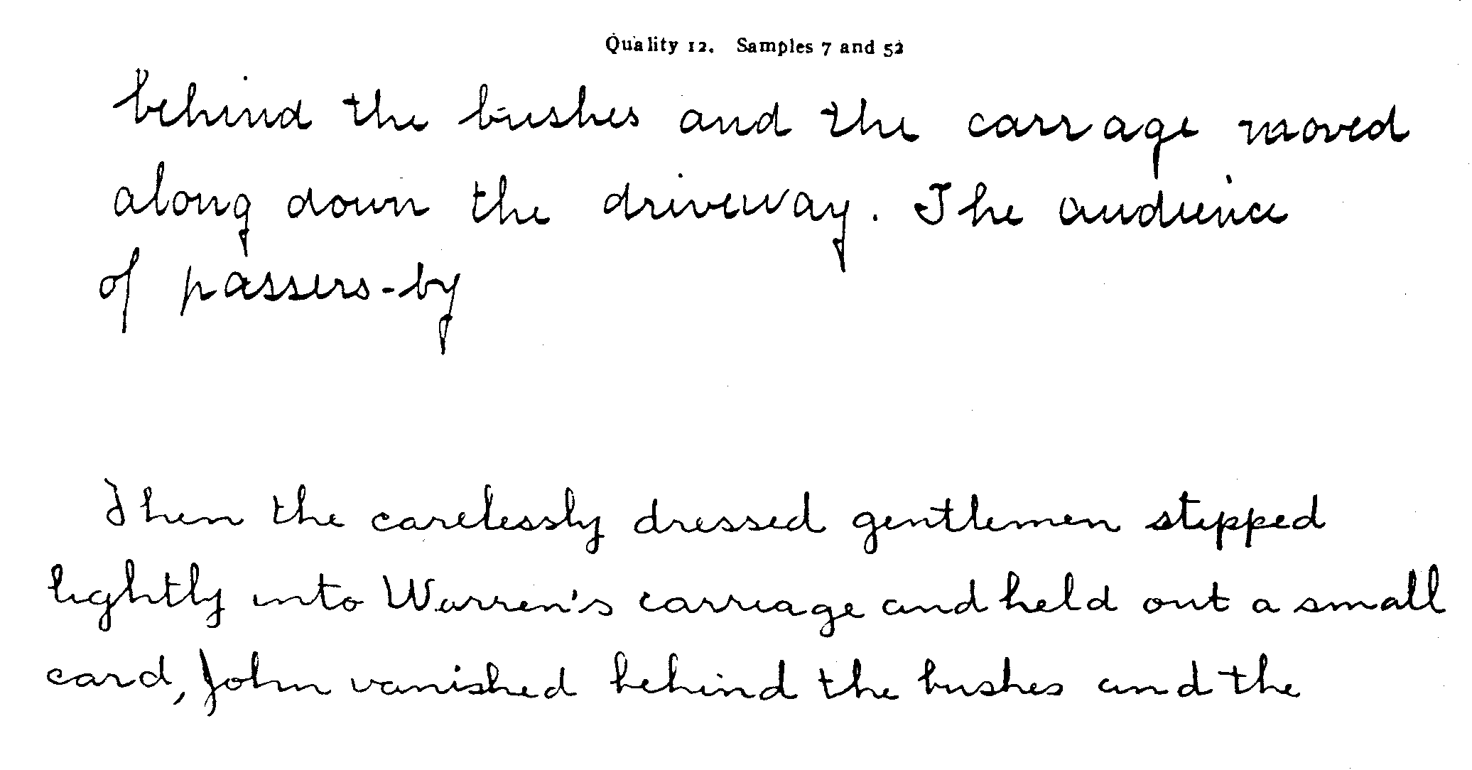 Scale A, A Scale for Handwriting of Children in Grades 5-8