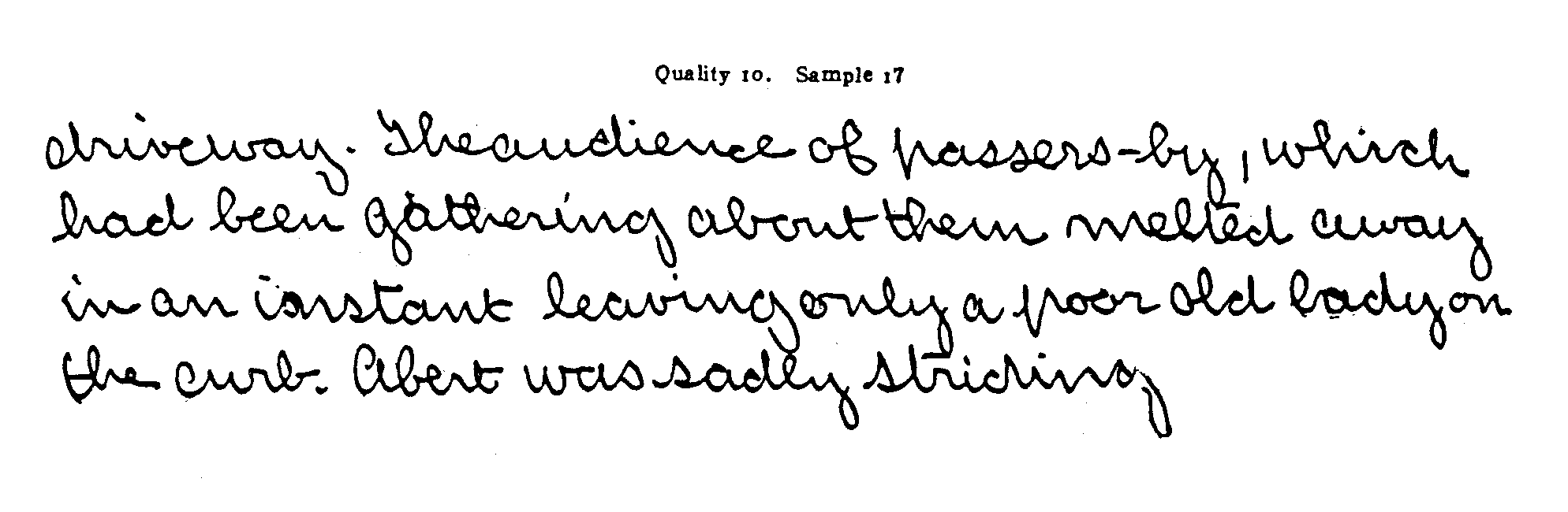 Scale A, A Scale for Handwriting of Children in Grades 5-8