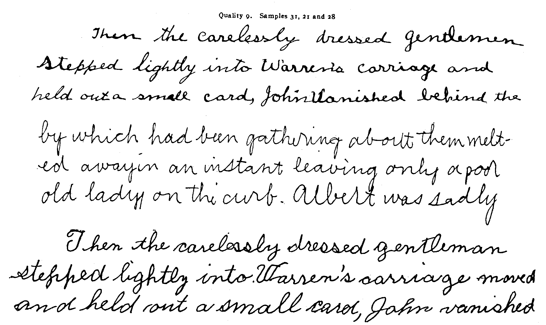 Scale A, A Scale for Handwriting of Children in Grades 5-8