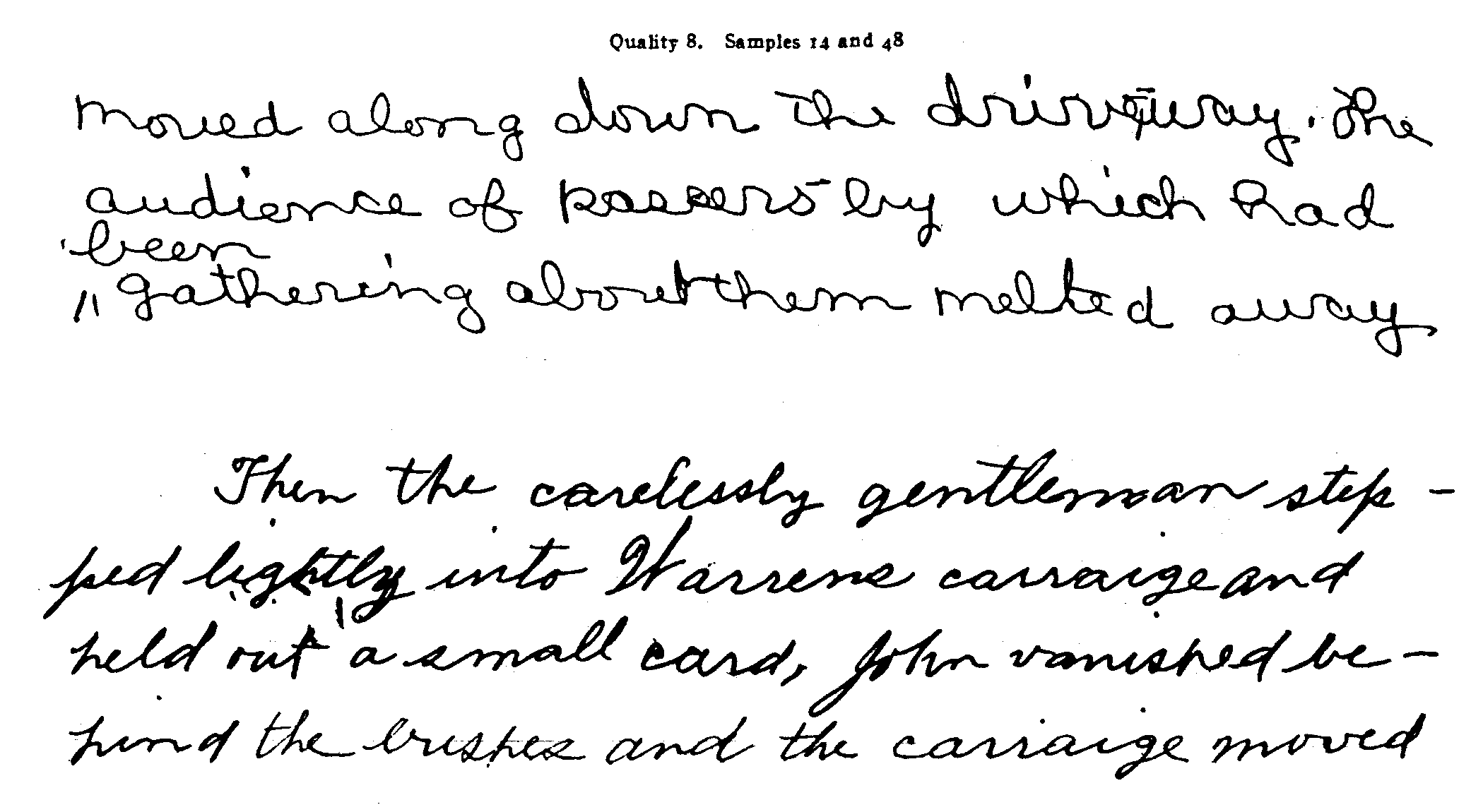 Scale A, A Scale for Handwriting of Children in Grades 5-8