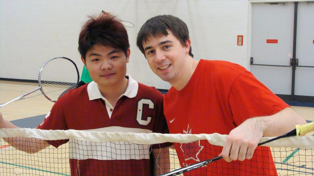1st yr mentee Hao Mo with senior mentor Andrew Welland