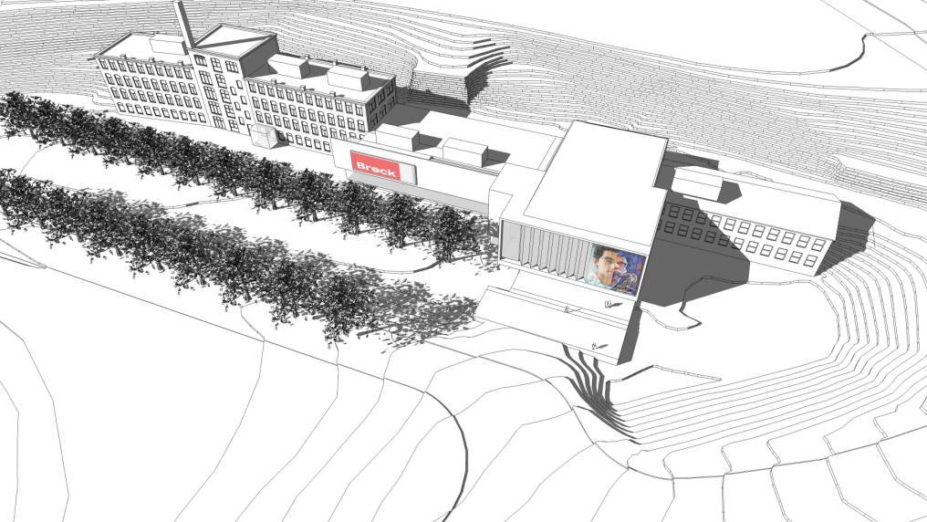 Artist rendering of Brock University's Marilyn I. Walker School of Fine and Performing Arts in downtown St. Catharines Artist rendering of the Marilyn I. Walker School of Fine and Performing Arts in downtown St. Catharines