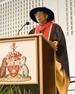 wilma-morrison Local historian Wilma Morrison received an honorary degree from Brock in 2011.