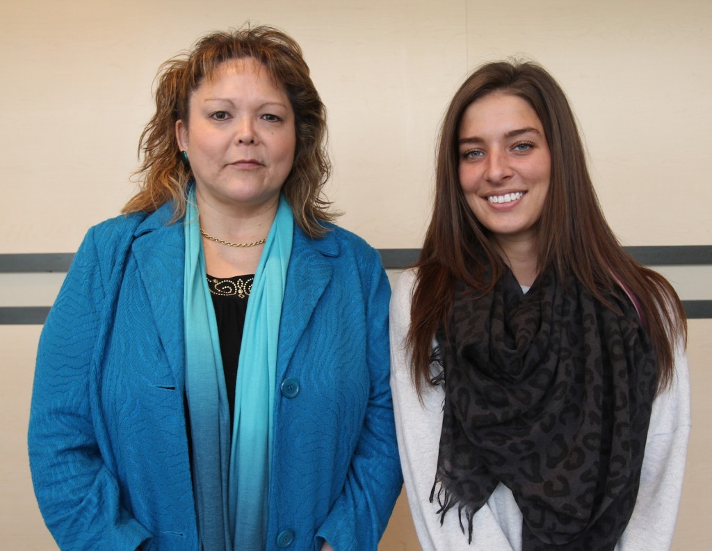 Jolene Hill (left) and Renée Monchalin are this year's recipients of the Aboriginal Achievement Awards.